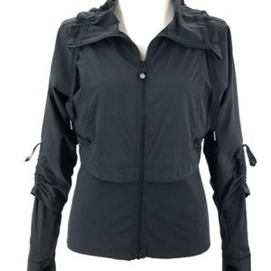 LULULEMON SEEK THE PEAK JACKET COAT IN BLACK Sz 12